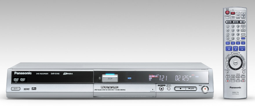 Новый DVD рекордер Panasonic DIGA с жестким диском  DMR-EH60EE-S
раздел: Новости
